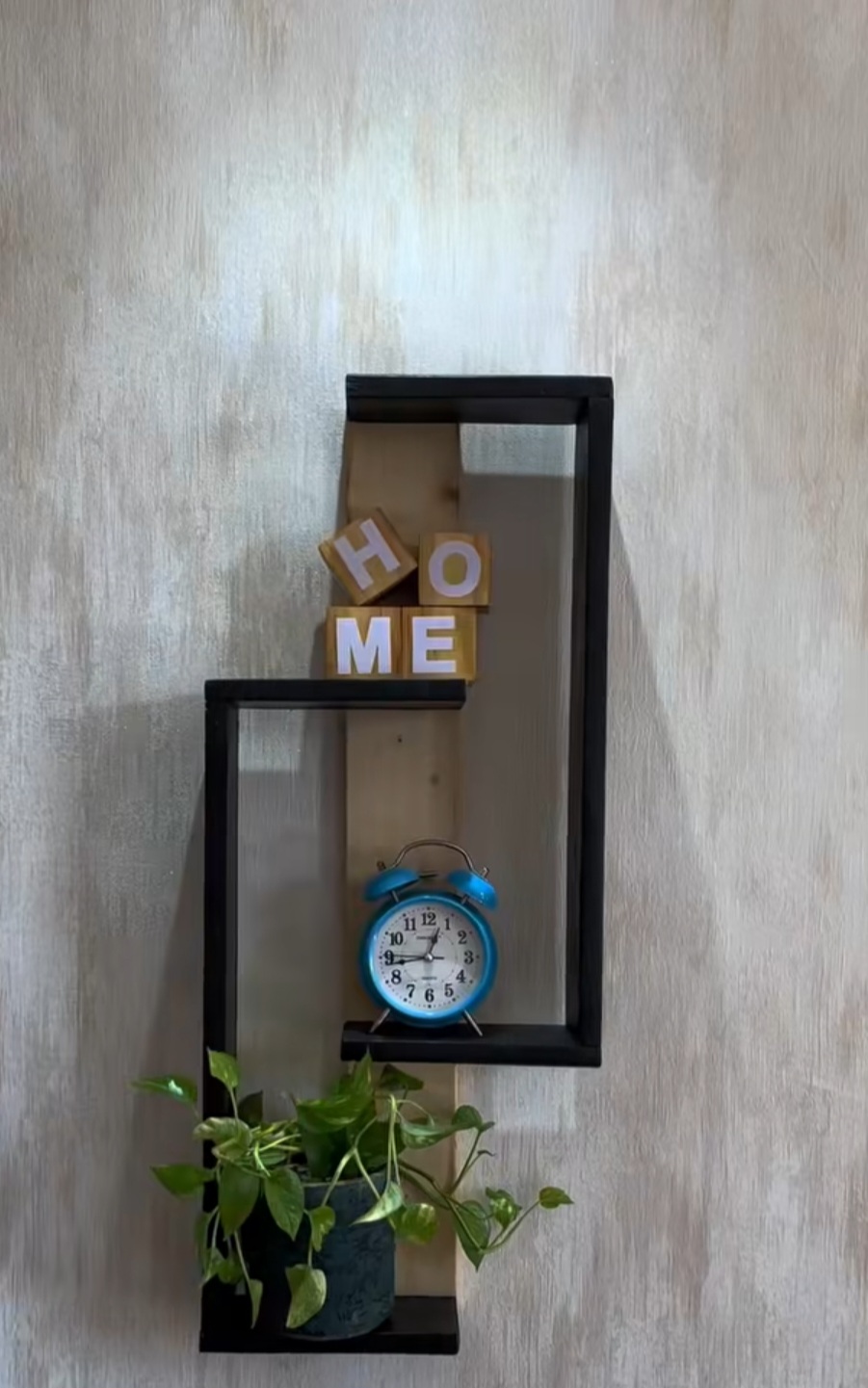 شلف دیواری چوبی