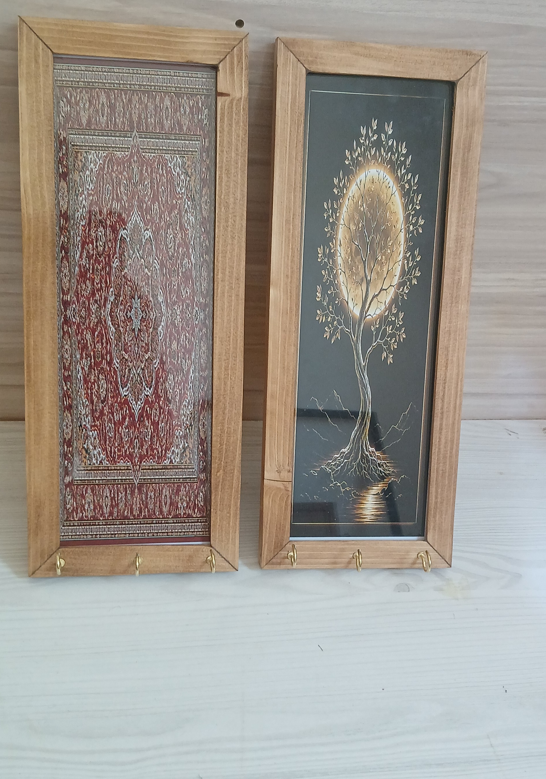 جاکلیدی قاب عکس چوبی